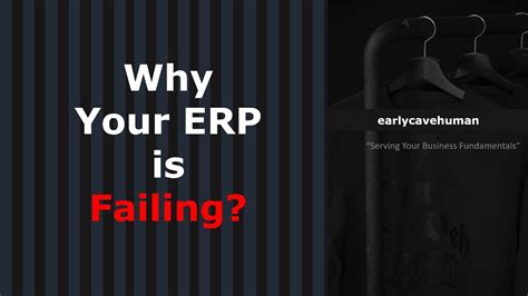 Why Your Erp Is Failing Youtube