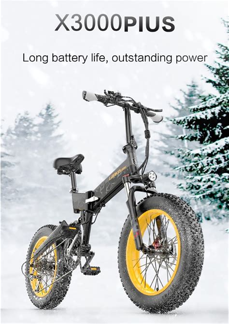 Lankeleisi X Plus Folding Electric Mountain Bike Red