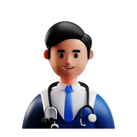 Masculin Médecin 3d Profession Avatars Des Illustrations 28027831 Png