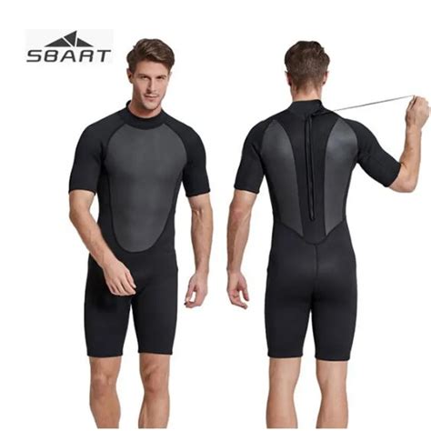 Sbart 2mm Neoprene Wetsuit Men Winter Keep Warm Swimming Scuba Diving