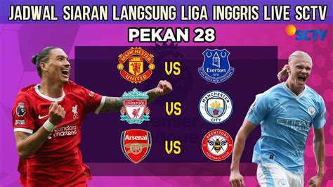 Jadwal Siaran Langsung Liga Inggris Pekan 28 Malam Ini Liverpool Vs