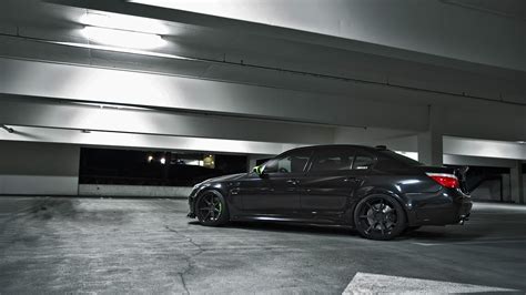 Black Sedan Car Bmw E Hd Wallpaper Wallpaper Flare