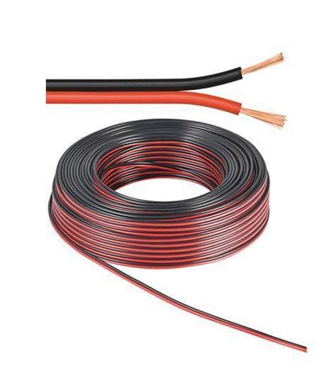 Cable Duplex Awg Sonido Rojo Negro Calibre Por Metro Polarizado