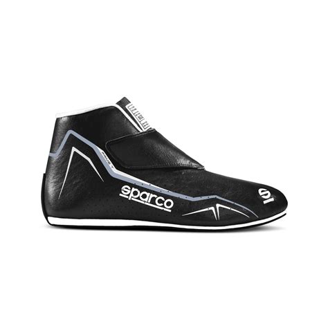 Sparco Italy Prime T Racing Shoes Black White Fia White Black