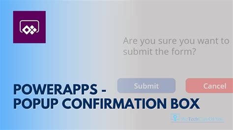 Powerapps Popup Confirmation Box Youtube