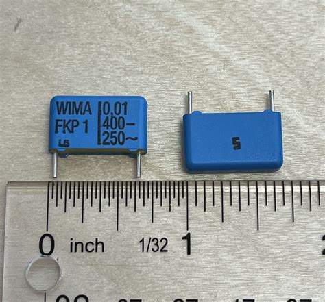 X5 Pcs WIMA FKP1 Film Capacitor 0 01uF 10nF 400 V DC 250 V AC 5