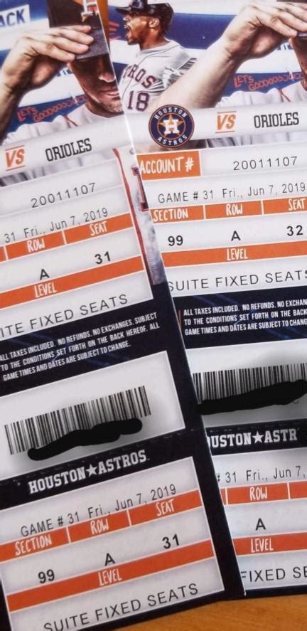 Are These Tickets Real? : r/Astros