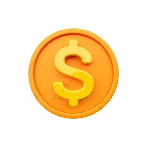 Dollar Coin Clipart Vector Dollar Coin Icon D Dollar Coin Icon Png