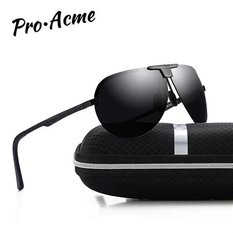 Pro Acme Brand Design Pilot Hd Polarized Sunglasses Men Driver Travel Driving Sun Glasses