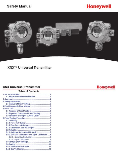 XNX Uni Transmitter - Manual PDF | PDF | Calibration