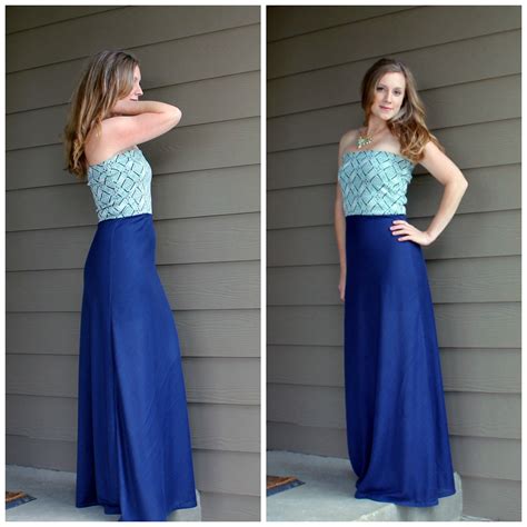 Nd Story Sewing Strapless Maxi Dress Tutorial