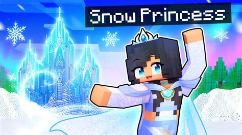 Playing As The Snow Princess In Minecraft Youtube