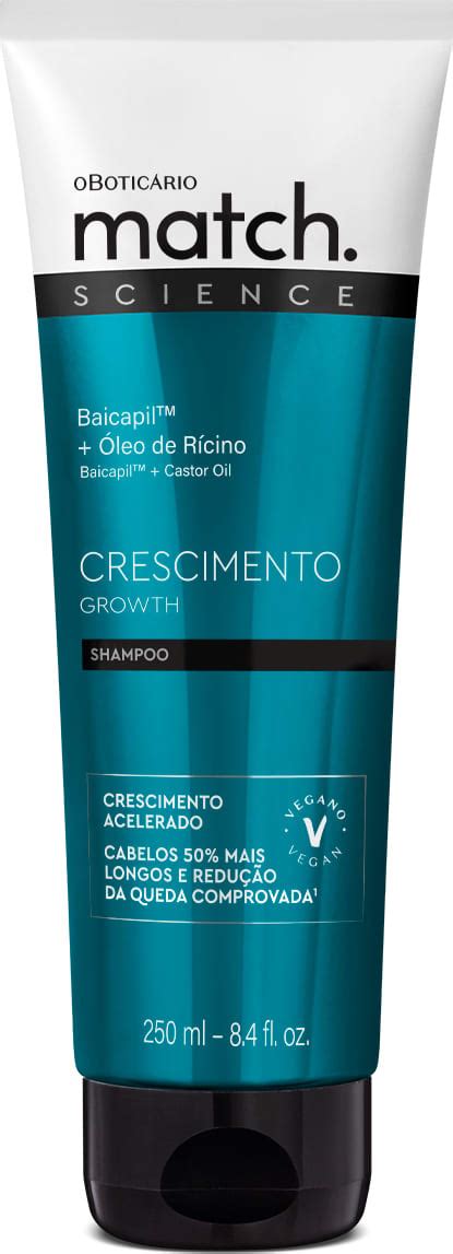 Shampoo Match Science Crescimento Ml O Botic Rio