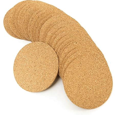 Amazon Lallisa Pcs Cork Coasters For Drinks Cork Round Edge