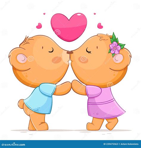 Kissing Bears Stock Photo | CartoonDealer.com #52507542