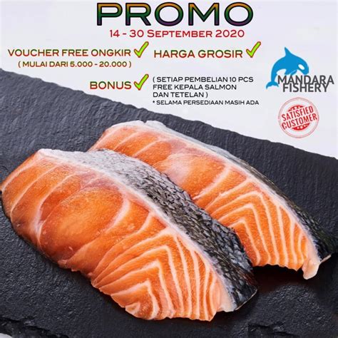jual salmon portion  gram salmon salmon fillet salmon frozen