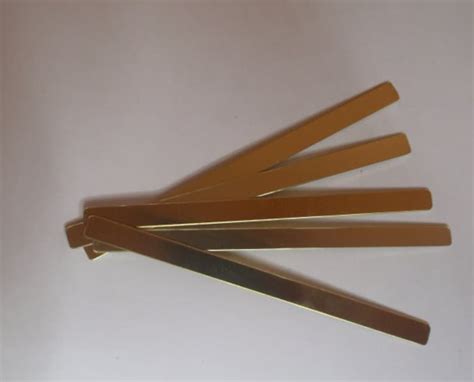 Brass Strips For Jewelry Making Or Tie Bars 1 4inch By 4 Inch Etsy