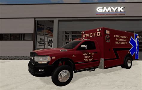 Fs19 Dodge Ram 3500 Ambulance V1 0 Fs 19 And 22 Usa Mods Collection