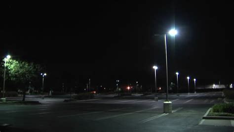 An Empty Parking Lot At Night Stock Footage Video 1596310 - Shutterstock