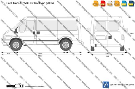 Templates Cars Ford Ford Transit Swb Low Roof Van