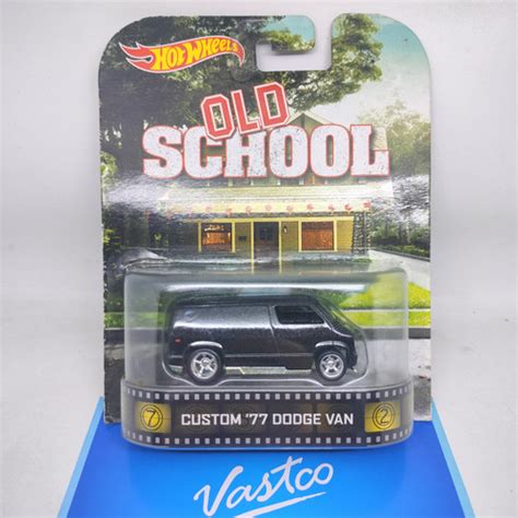 Jual Hot Wheels Old School Custom 77 Dodge Van Hotwheels Retro Jakarta Barat Vastco