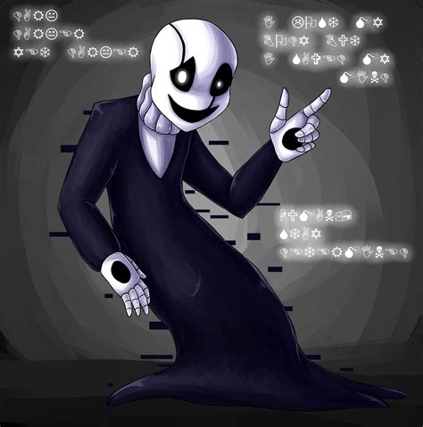 Wd Gaster Undertale By Artyjoyful On Deviantart