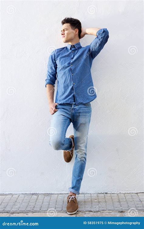 Attractive Male Fashion Model Stock Image Image Of Confident Fresh