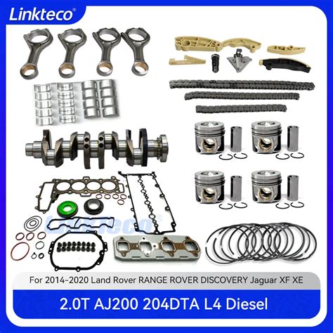 Engine Part Full Gasket Set Piston Ring Crankshaft Bearing Connecting