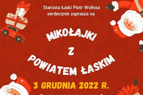 Mikołajki z Powiatem Łaskim ŁaskOnline pl Codzienna Gazeta Internetowa