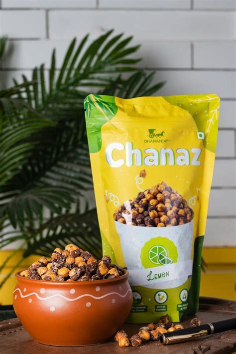 Dhananjay Roasted Lemon Chana Packaging Size G Packaging Type