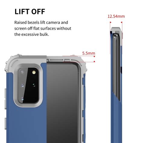 Противоударный чехол Three-piece Anti-drop на Samsung Galaxy S20 Plus ...