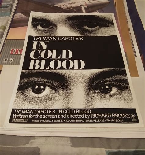 Truman Capote in Cold Blood Movie Poster - Etsy