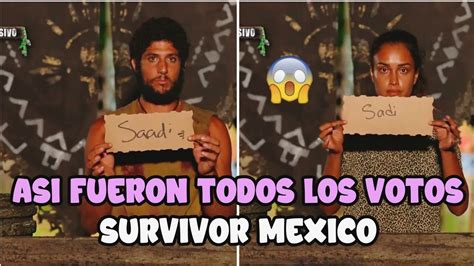 Enterate Asi Fueron Todos Los Votos En El Consejo Tribal Survivor