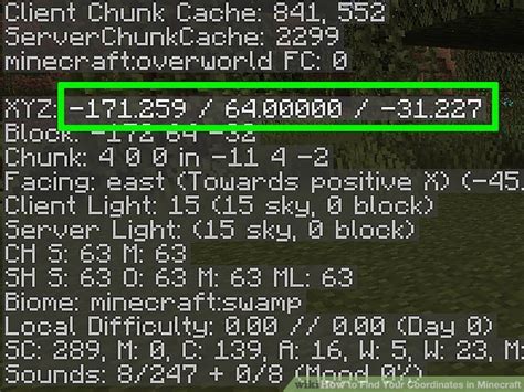 3 Ways To Find Your Coordinates In Minecraft Wikihow