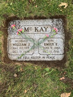 Emily E McKay 1922 1996 Mémorial Find a Grave