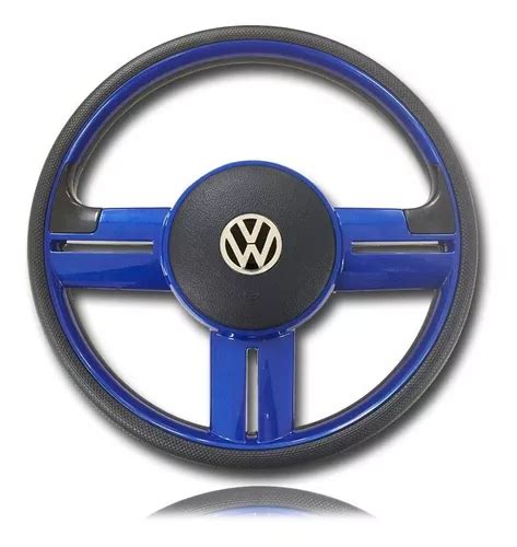 Volante Rallye Super Surf Esportivo Azul Incluido Cubo Kombi