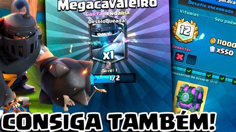 Consegui O Megacavaleiro F Cil Esse Deck Incr Vel Youtube