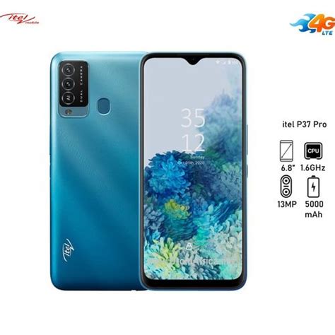 Itel P37 Pro Telephone 6 8 4G 32Gb Ram2Gb Double SIM 5000mAh 13MP