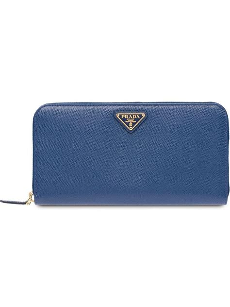 Prada Logo-plaque Zip-around Wallet | Editorialist