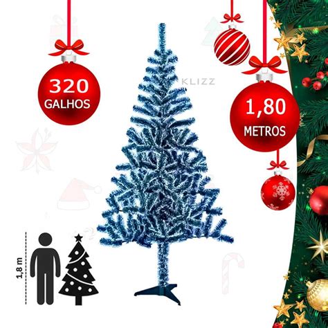 Arvore De Natal Nevada Grande Galhos Pinheiro Luxo Submarino