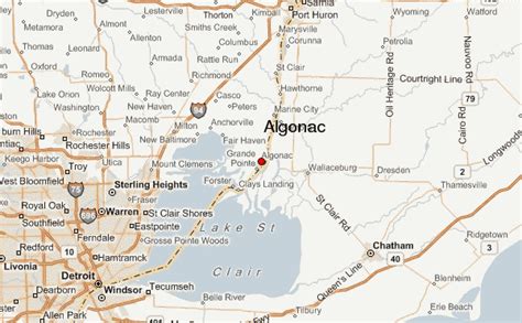 Algonac State Park Map