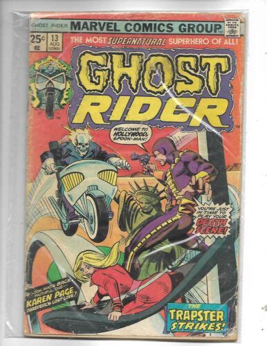 Marvel Comics 1975 Ghost Rider 13 Reader Copy Ebay