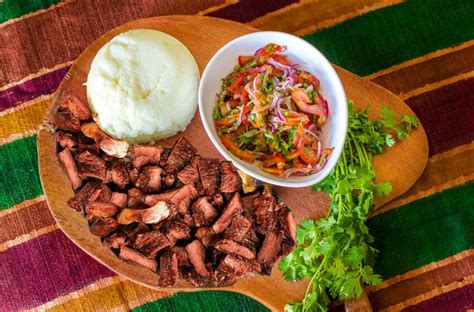 Recipe The National Dish Of Kenya Ugali Nyama Choma Na Kachumbari