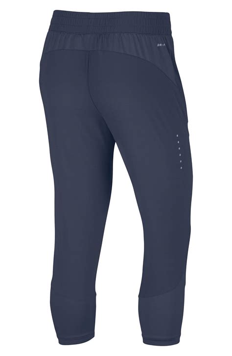 Nike Flex Swift Running Crop Pants In Thunder Blue Modesens