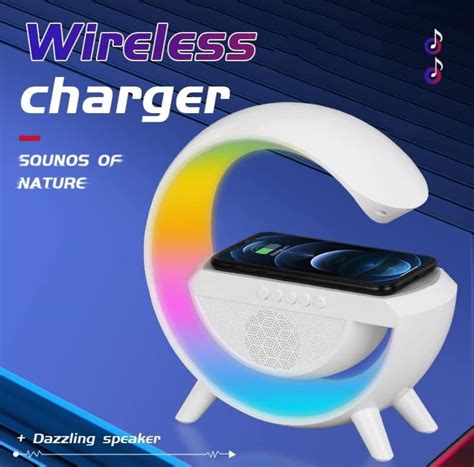 3-In-1 Led Wireless Charging Speaker BT2301 - AppleMe