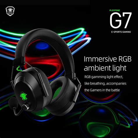 Tai nghe chụp tai bluetooth PLEXTONE G7 chống ồn esport Headphone có