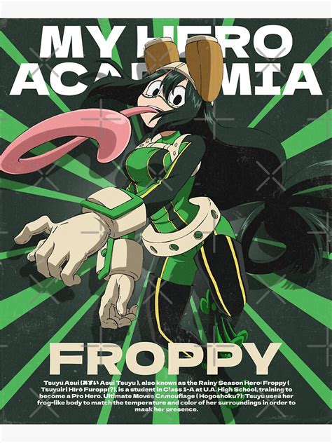 Froppy Tsuyu Asui My Hero Academia Sticker For Sale By B Love