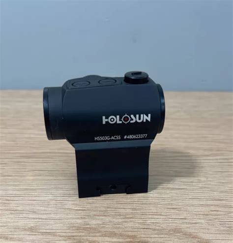 Holosun Hs G Acss Micro Red Dot Sight Acss Cqb Reticle Black Eur