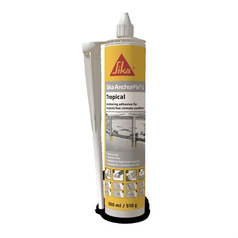 Sika Anchorfix® 2 Tropical Adesivo Epóxi Para Colagem E Ancoragem