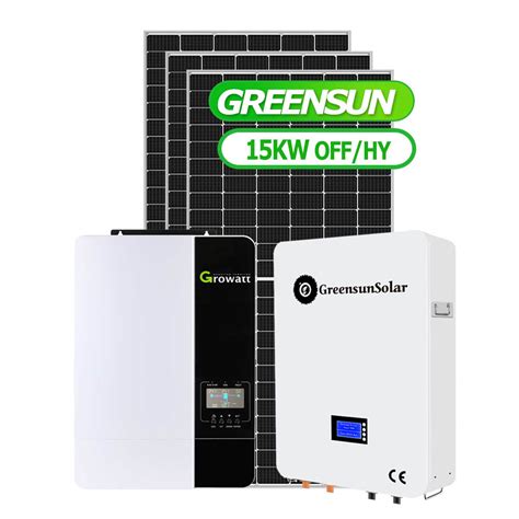 Greensun Home Complete Kit Solar Power Kw Kw Hybrid Inverter Solar